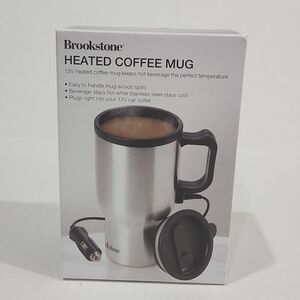 NIB Brookstone heated coffee mug